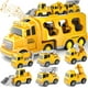 thumbnail image 1 of Doloowee Juguetes para camiones de policía para niños pequeños de 3, 4, 5 y 6 años, camión 7 en 1, coche de juguete con potencia de fricción, regalos de cumpleaños de Navidad para niños y niñas de 3 a, 1 of 4