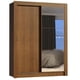 thumbnail image 2 of Ropero Closet Madesa Dallas Plus 2 Puertas Corredizas con Espejo 4 Cajones Marrón, 2 of 5