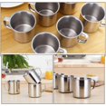 thumbnail image 5 of Highcool 2-Piece Steel Coffee Mug with Handle, Double-Walled Metal Cups, 100ml Capacity, Dishwasher Safe, for Camping, Travel, and a Toothbru, 5 of 7