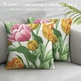thumbnail image 3 of Spring Pillow Cover Farmhouse Floral Throw Pillowcase Spring Summer Outdoor Decorative Cushion Case for Sofa Couch Home Bed Decorations, 3 of 5