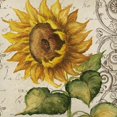 thumbnail image 4 of Vintage SunFlor Series Funda de almohada pintada a mano Funda de cojín de lino Sofá de oficina Decoración del hogar Advancent JJ16365-04, 4 of 5