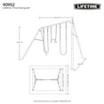 thumbnail image 4 of LIFETIME Kids Swingset with Heavy Duty Bars, 2 Swings and 1 Trapeze, 4 of 8