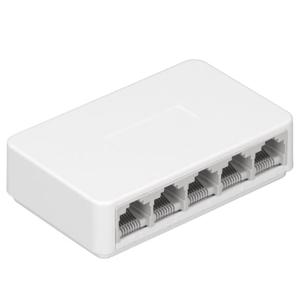 Switch de Red Ethernet, Ethernet Splitter Auto Mdi Mdix 5 Puertos para ...