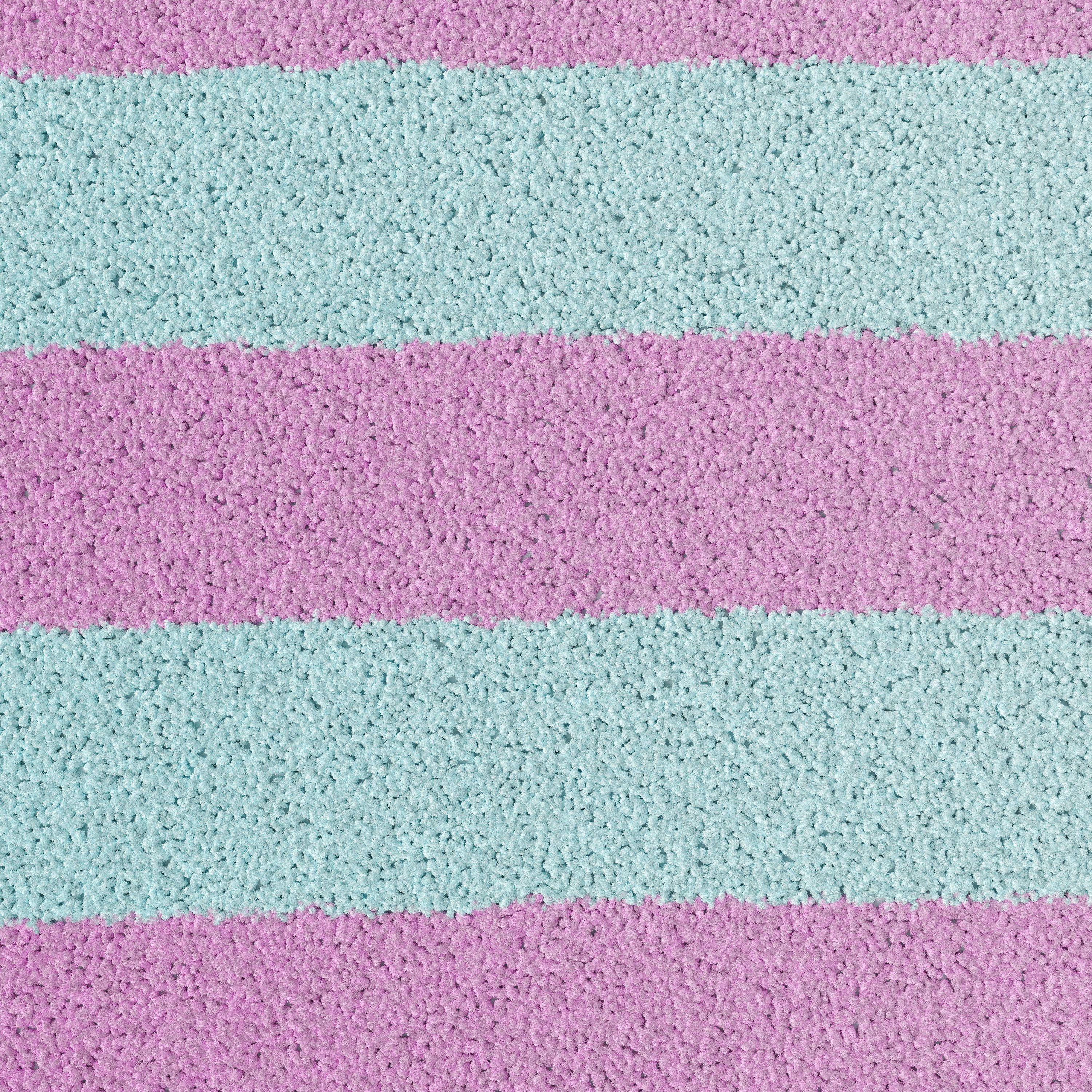Mainstays Kids Tufted Pink and Light Purple Stripe Washable Area Rug, 3' x 5'