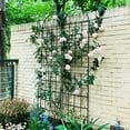 thumbnail image 4 of 4 Pack 86.7"H x 19.7"W Black Garden Trellis for Climbing Plant Rustproof Iron Plant Support Patio Flower Metal Trelli Wire Lattices Grid Panels for Ivy Cucumbers Clematis Roses, 4 of 11