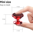 thumbnail image 4 of 2-PackMagnetic Phone Holder for car, [Strong Magnet] Magnetic Phone Mount for Car [4 Plate] iPhone Magnetic car Phone Holder Mount for Cell Phone [360 Red Red, 4 of 5