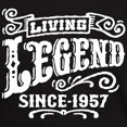 thumbnail image 3 of CafePress - Living Legend Since 1957 Dark T Shirt - Men's Classic Graphic Cotton T-Shirt, 3 of 4