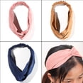 thumbnail image 2 of 10 Pack Bandeaux Boho pour Femmes Filles Bandeau Élastique Croisé, 2 of 8