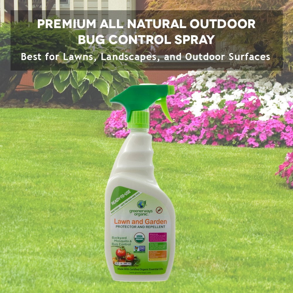 Greenerways Organic Backyard Insect Repellent Mosquito Repellant