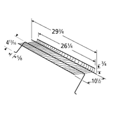 Hot Dog Grilling Rack - Char Broil Barbecue Gas Grill Warming Rack 4152125 Replacement 4156421