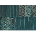 thumbnail image 1 of Ahgly Company Indoor Rectangle Patchwork Light Blue Transitional Area Rugs, 8' x 12', 1 of 4