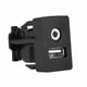 thumbnail image 3 of Puerto USB 3,5 mm Interfaz AUX Cable USB Cable AUX Apto para Toyota C2938 (1m), 3 of 5