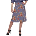 thumbnail image 1 of Moomaya Jupe Imprimée pour Femmes en Poly Spandex Tenue Décontractée Jupe d'Été pour Filles, 1 of 5