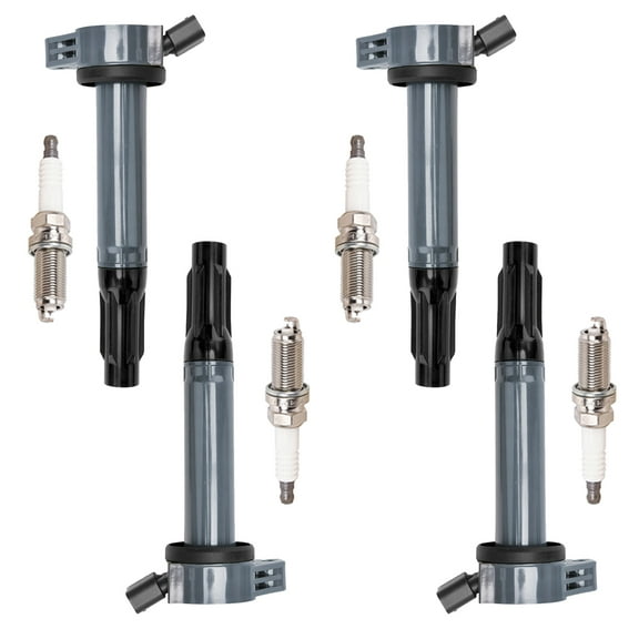 4 Ignition Coils and 4 Iridium Spark Plugs Compatible with 2009-18 Scion tC Toyota Camry RAV4 Replacement for UF487