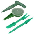 thumbnail image 2 of Set of 3 Gardening Tools Plastic Widger Seedlings Dibber Transplanting Planting Tools Garden Dispenser, 2 of 5