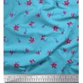 thumbnail image 1 of Soimoi Cotton Duck Fabric Dot & Wildflower Floral Decor Fabric Printed Yard 56 Inch Wide, 1 of 1