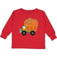 thumbnail image 3 of Inktastic Pumpkin Truck Thanksgiving Halloween Boys or Girls Long Sleeve Toddler T-Shirt, 3 of 5