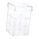 thumbnail image 4 of Caja de regalo con forma de rosa de acrílico transparente para arreglos florales cortados 1 agujero, 4 of 9