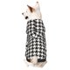 thumbnail image 1 of Balery Houndstooth Black And White Sudadera con Capucha para Perros Pequeños – Ropa para Mascotas, Disfraz para Perros y Gatos, Ideal para Fiestas y Cosplay-Large, 1 of 7