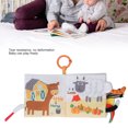thumbnail image 4 of Tail Cloth Book, Animal Cloth Book Lovely Portable Soft Bright Color  for Home Travel for Baby, 4 of 7