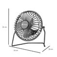 thumbnail image 2 of Mini Ventilador de Escritorio NEXTEP Metalico USB inclinacion ajustable NE-690 negro, 2 of 2