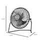 thumbnail image 2 of Mini Ventilador de Escritorio NEXTEP Metalico USB inclinacion ajustable NE-690 negro, 2 of 2