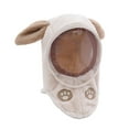 thumbnail image 4 of segolike Face Hat Windproof Animal Ears Hat Balaclava Removable Hooded Hat Face Cover for Camping Children Skiing Rabbit Ears Beige, 4 of 8