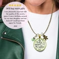 thumbnail image 3 of Happy Holidays Teacher Necklace Smart Cookies Gutsy Goodness Adult Female Bronze Metal Gift, 3 of 7