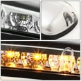 thumbnail image 4 of DNA Motoring For 02-07 Silverado Sierra 3Pcs Chrome Housing Yellow LED Cab Roof Running Light Lamps, 4 of 4