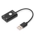 thumbnail image 3 of Adaptador de Audio USB estéreo externo 3 en 1 compatible con escuchar, decir voz, tarjeta de sonido puro para Windows, Linux, OS X, 3 of 8