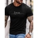 thumbnail image 2 of Men's T-Shirt,Short Sleeve Tee Shirt Casual Tops Valentine's Day Love Crew Neck T Shirts for Men, 2 of 8