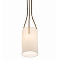 thumbnail image 6 of Meyda 177602 9 in. Cilindro Triad Pendant, Vintage Brass Fsb-5 - Lodge Fabric, 6 of 7