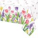 thumbnail image 1 of Mantel de flores de verano con flores de tulipán, mantel de plástico desechable, mantel de mesa, decoración de mesa para primavera, Pascua, día de la madre, 137 * 274 cm, 1 of 4