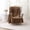 Warm Brownie, variant on Mainstays Stripe Faux Fur Dual Layer Throw, Brown, 50"x60"