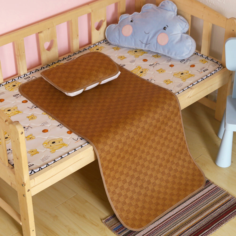 Home Textile Bamboo Bed Sheet Rattan Mat Mattress Grid Fitted Sheet Set Cooling Summer Sleeping mat Cool Bed Cover Bamboo Sheets 180 * 200CM