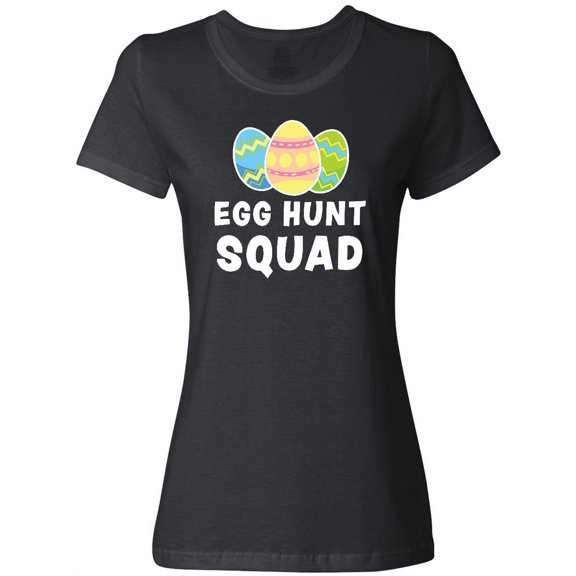 Inktastic Egg Hunt Squad with Easter Eggs Women's T-Shirt