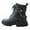 01 Black, variant on Boys Boots,Children Boots Heel Ankle Soft Sole Comfortable for Children Casual Stylish Boots for Wear,Knee High Boots,03 Black,9.5-10 Years