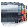 thumbnail image 1 of Manta mexicana Benevolence LA Serape 127 x 178 cm, color gris, 1 of 7