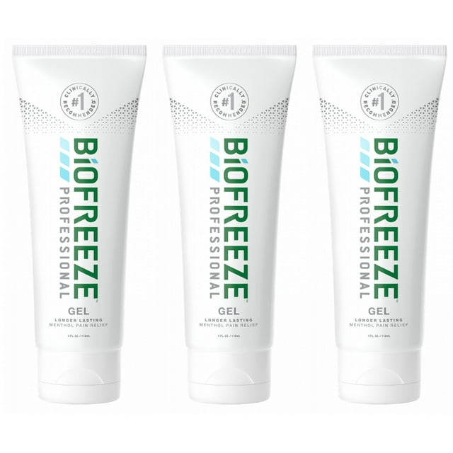BIO FREEZE PROFESSIONAL - 4oz TUBE (3 PACK)