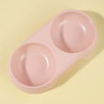 thumbnail image 2 of Elevated Double Cat Bowls, Plastic Food and Water Feeder Station for Cats and Small Dogs, Raised Pet Feeding Dish, Integrated Waterer, 2 of 3