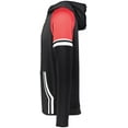 thumbnail image 2 of Holloway Sportswear S Retro Grade Jacket Black/Scarlet 229561, 2 of 5
