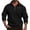 Black, variant on Men's Stand Collar Half Zip Sweatshirt, Outdoor Casual Top, Spring Fall Fleece for Streetwear, Christmas, Hiking, Urban Exploration and Daily Comfort Wear,Beige,M
