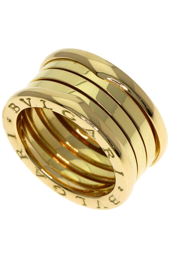 Pre-Owned BVLGARI B-zero1 4-band ring #52, 18K yellow gold, women's.