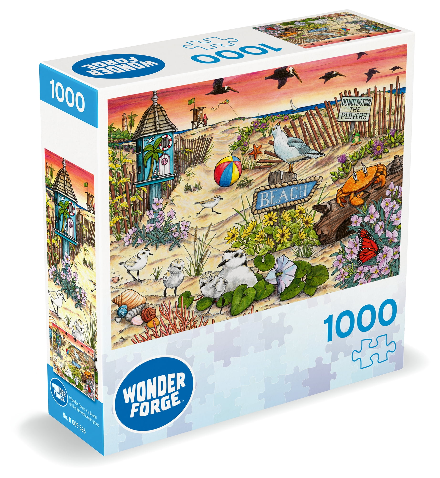 Ravensburger Wonder Forge Puzzle Series - Don't Disturb The Plovers, 1000 Pc Jigsaw Puzzle, Teens & Adults Ages 14+