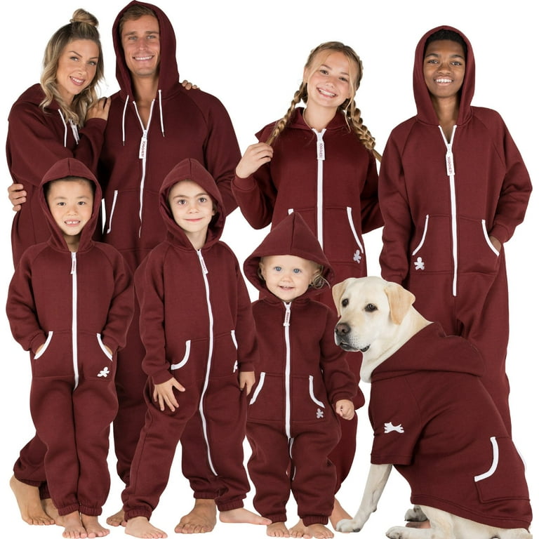 Joggies Family Matching Red Wine Hoodie Onesies for Boys Girls Men Women and Pets Adult Large Fits 6 0 6 4 Walmart