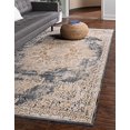 thumbnail image 2 of Unique Loom 3145637 3 ft. 3 in. x 5 ft. 3 in. Chateau Roosevelt Rectangular Rug, Beige, 2 of 4