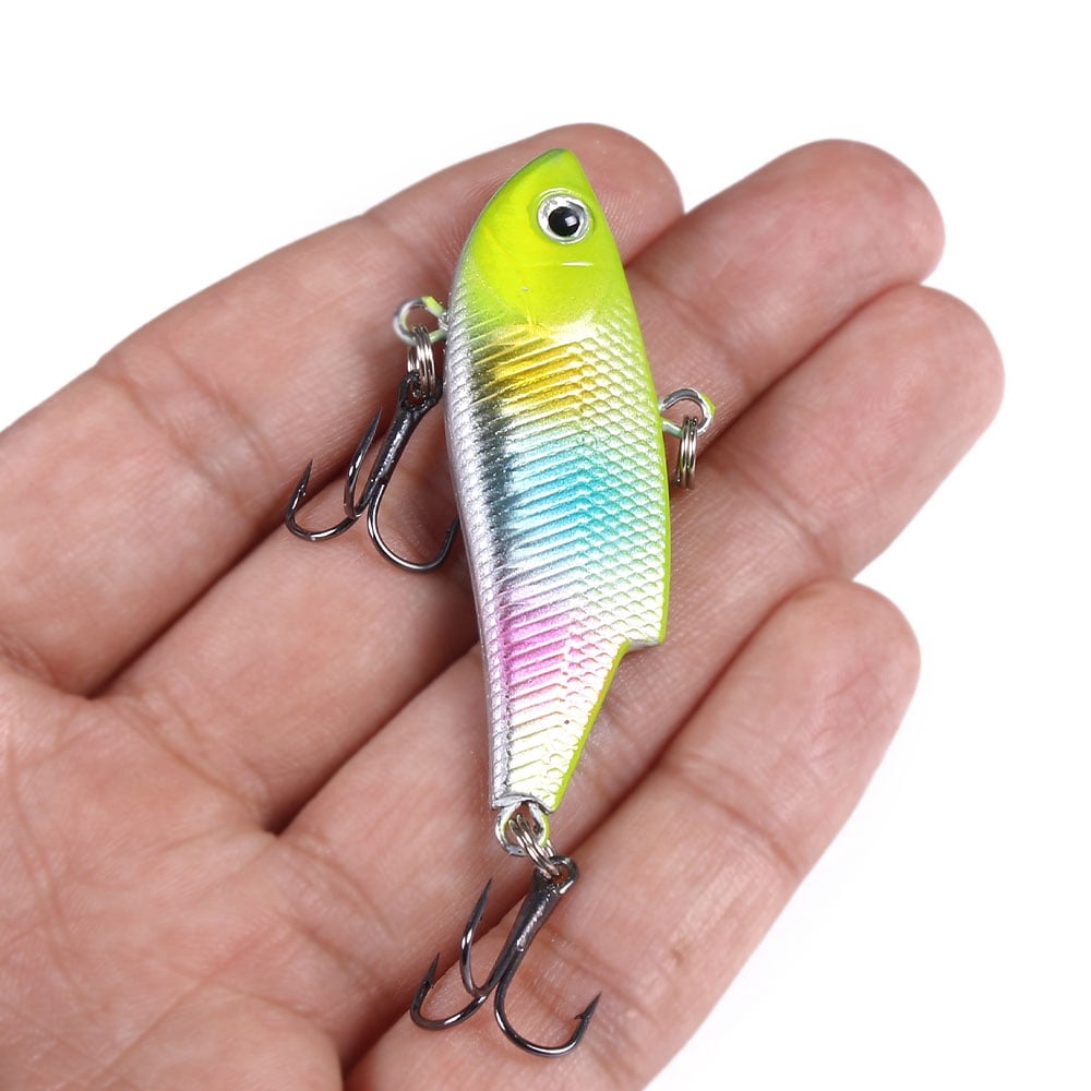 HENGJIA Fishing Lures for Bass, 10PCS Lipless Crankbaits Minnow VIB Hard Baits Long Casting Sinking Fishing Lure for Saltwater Freshwater Bass, Redfish, Trout, Walleye