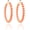 Orange, variant on Beaded Hoop Earrings Bohemian Elegant Colorful Large Round Circle Chic Geometric Matte Acrylic Beads Minimalist Dangle Drop Earrings for Women Birthday Wedding Christmas Party Trendy Jewelry Gifts