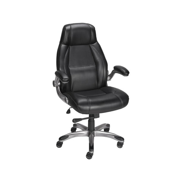 Staples Tor Bonded Leather Managers Chair Black 923571 Com Staples Tor Bonded Leather Managers, Office Chair Arm Covers Staples