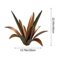 thumbnail image 3 of Taicans Artificial Boston Fern & Tropical Plants,Faux Plants Outdoor Fake Boston Ferns Potted Plants Realistic Agave Metal Greenery Patio Outside Shrubs Flower Grass Front Porch Decor, 3 of 6